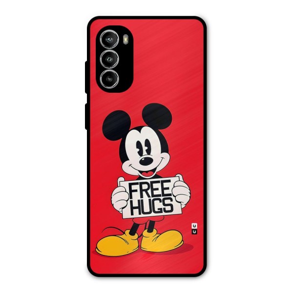 Free Hugs Metal Back Case for Moto G82