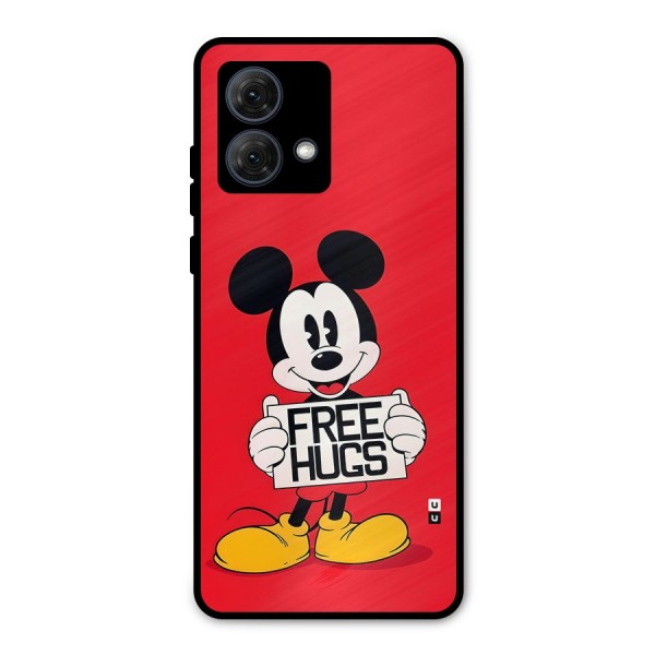 Free Hugs Metal Back Case for Moto G84