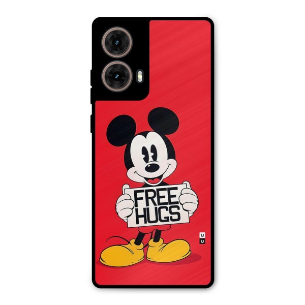 Free Hugs Metal Back Case for Moto G85