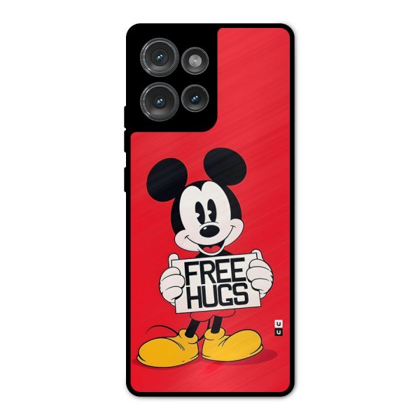 Free Hugs Metal Back Case for Motorola Edge 50