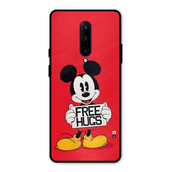 Free Hugs Metal Back Case for OnePlus 7 Pro