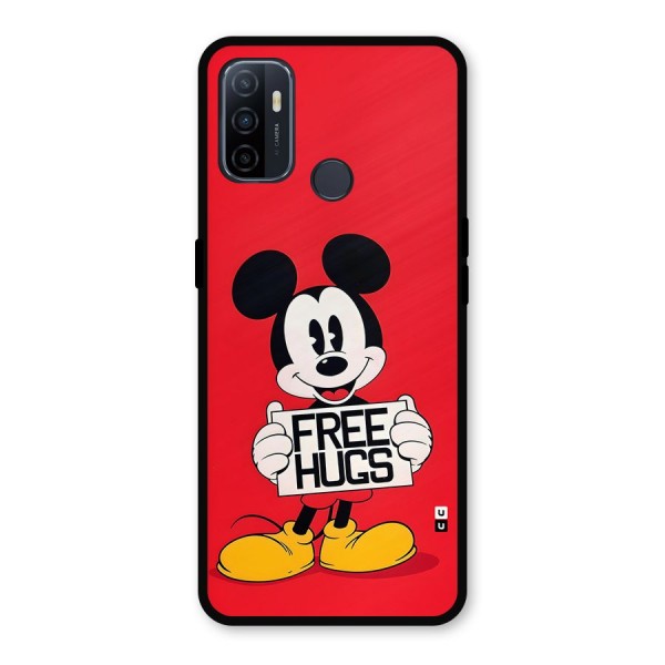 Free Hugs Metal Back Case for Oppo A53