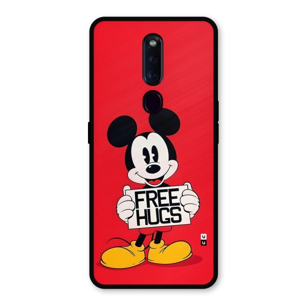 Free Hugs Metal Back Case for Oppo F11 Pro