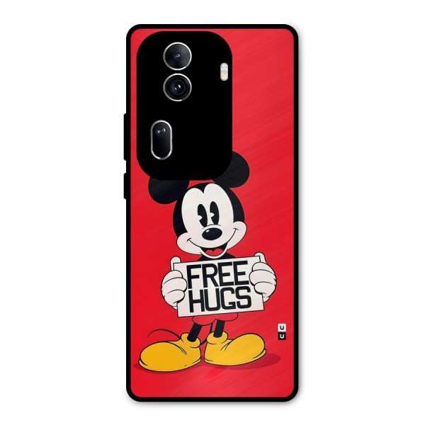 Free Hugs Metal Back Case for Oppo Reno11 Pro 5G