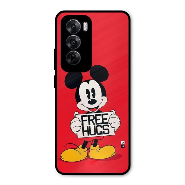 Free Hugs Metal Back Case for Oppo Reno12