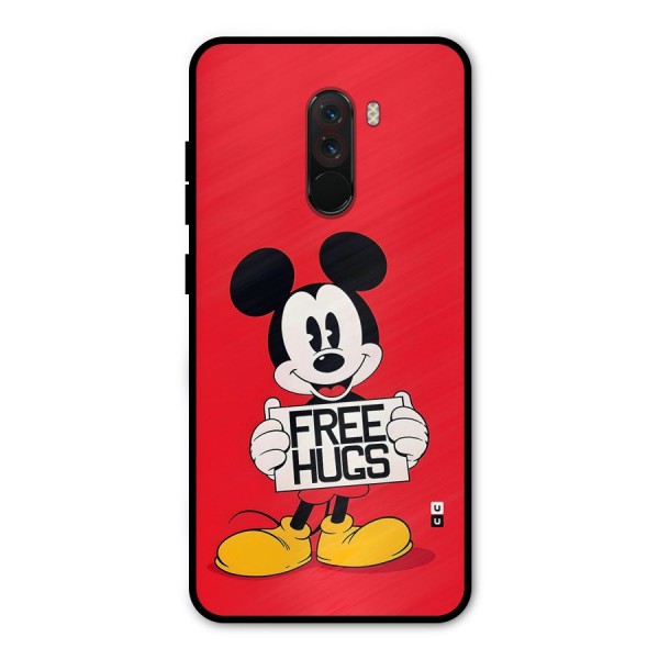 Free Hugs Metal Back Case for Poco F1