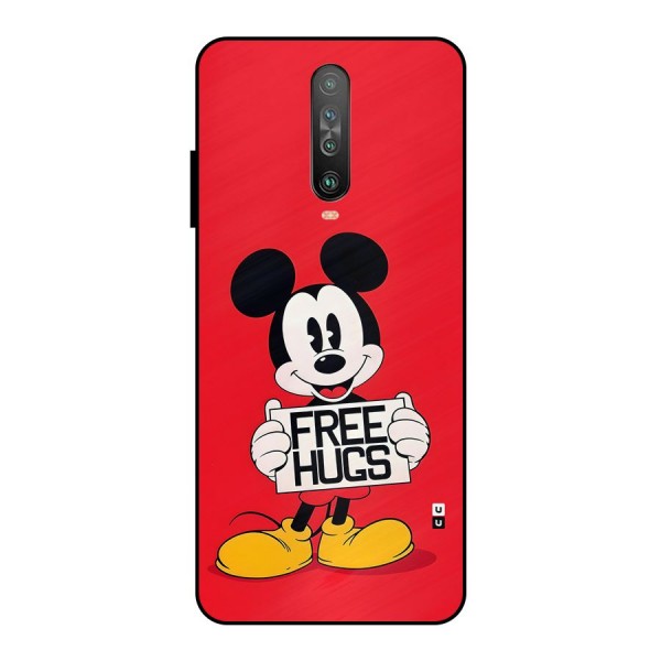 Free Hugs Metal Back Case for Poco X2