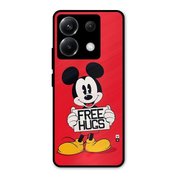 Free Hugs Metal Back Case for Poco X6