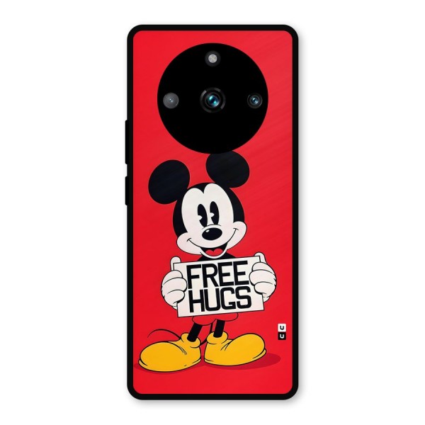 Free Hugs Metal Back Case for Realme 11 Pro