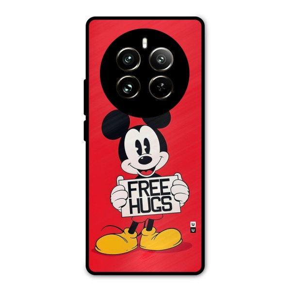 Free Hugs Metal Back Case for Realme 12 Pro