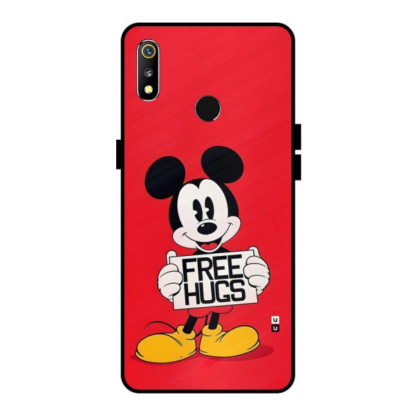 Free Hugs Metal Back Case for Realme 3i