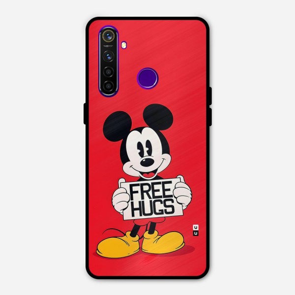 Free Hugs Metal Back Case for Realme 5 Pro