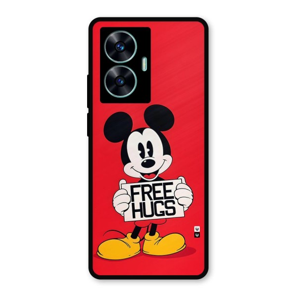 Free Hugs Metal Back Case for Realme C55