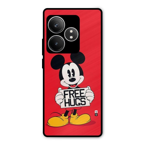 Free Hugs Metal Back Case for Realme GT 6T