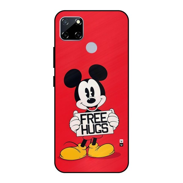 Free Hugs Metal Back Case for Realme Narzo 30A