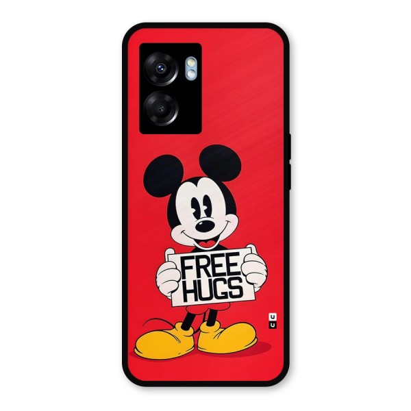 Free Hugs Metal Back Case for Realme Narzo 50 5G