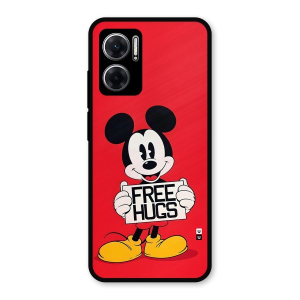 Free Hugs Metal Back Case for Redmi 11 Prime 5G