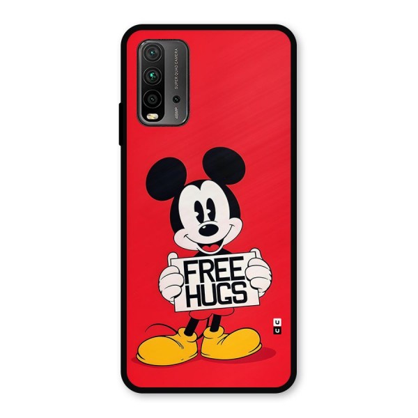 Free Hugs Metal Back Case for Redmi 9 Power