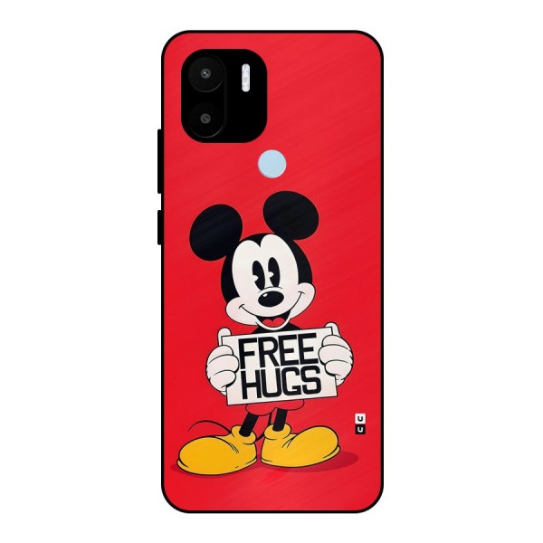 Free Hugs Metal Back Case for Redmi A1 Plus