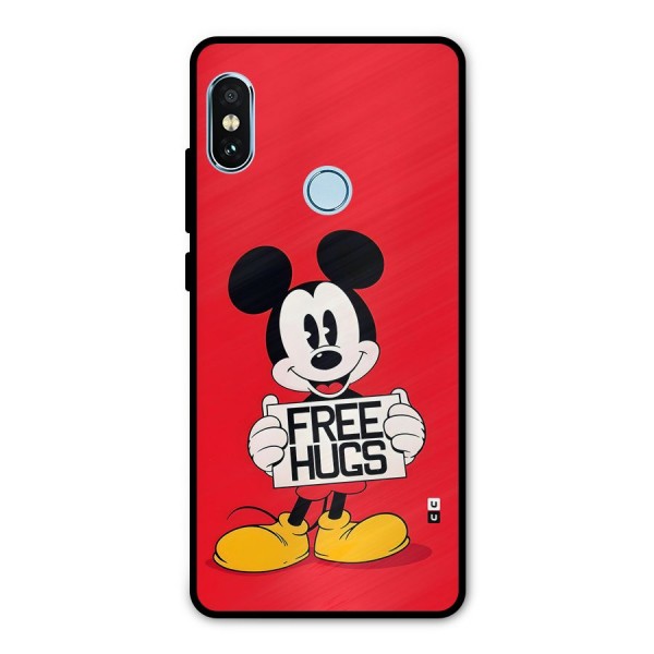 Free Hugs Metal Back Case for Redmi Note 5 Pro