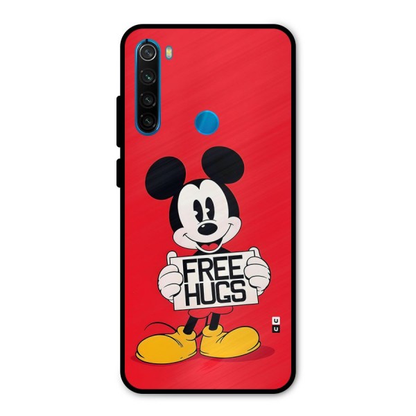 Free Hugs Metal Back Case for Redmi Note 8