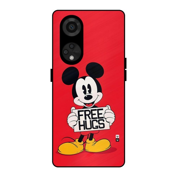 Free Hugs Metal Back Case for Reno8 T 5G