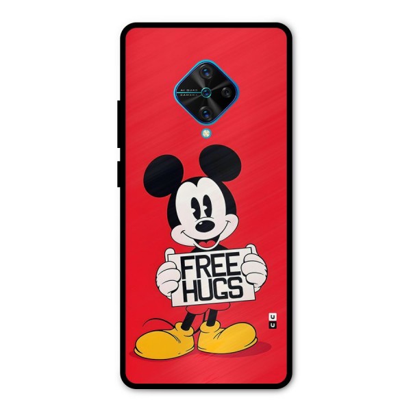 Free Hugs Metal Back Case for Vivo S1 Pro