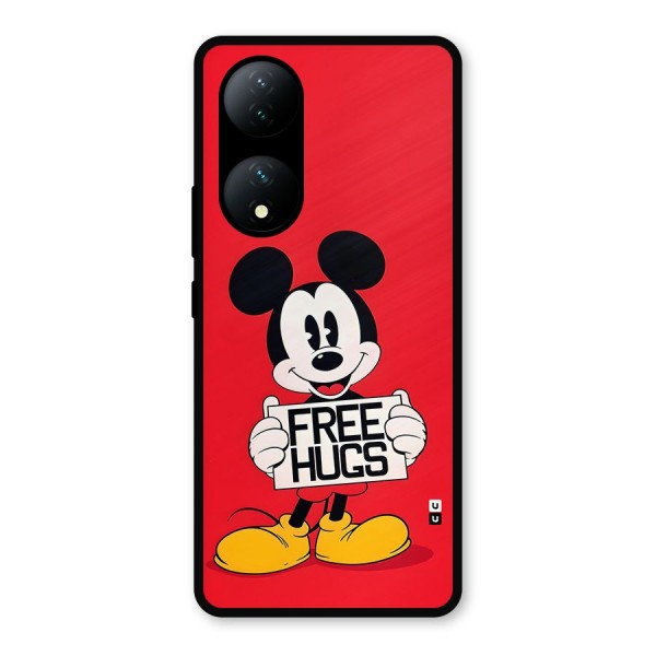 Free Hugs Metal Back Case for Vivo T2