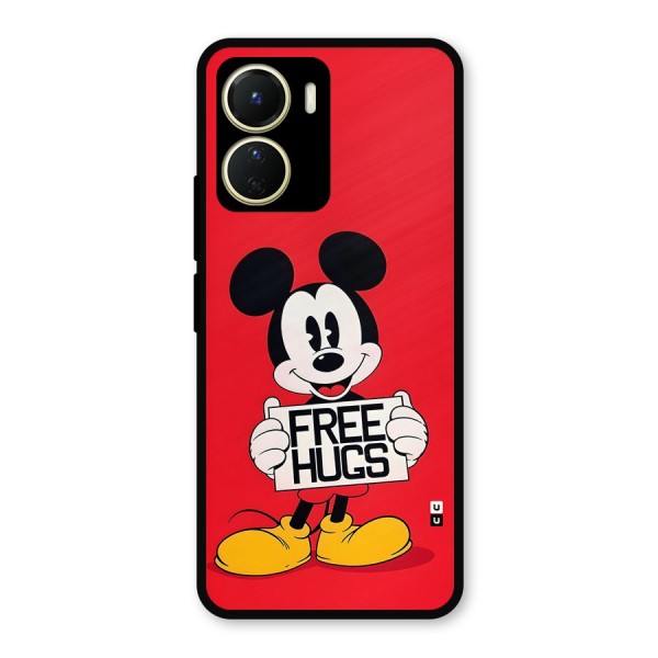 Free Hugs Metal Back Case for Vivo T2x