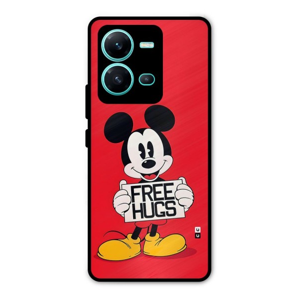 Free Hugs Metal Back Case for Vivo V25