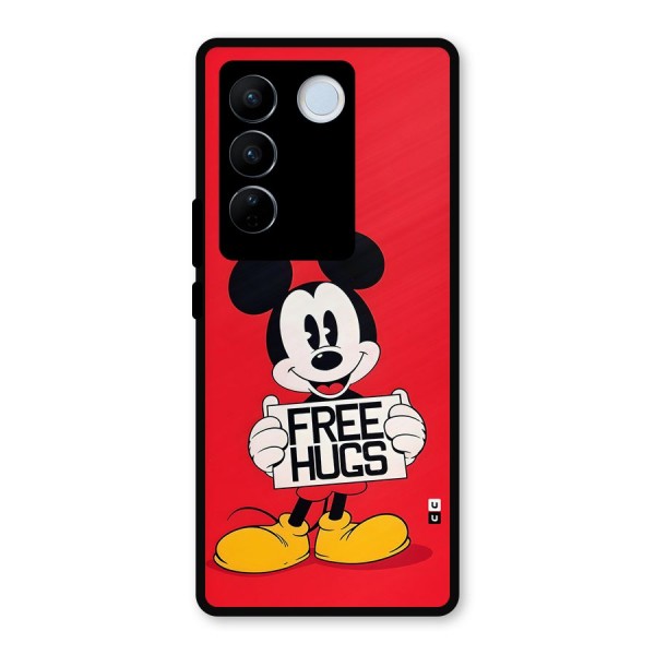 Free Hugs Metal Back Case for Vivo V27