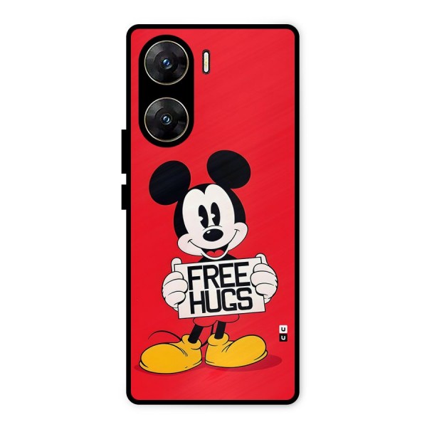 Free Hugs Metal Back Case for Vivo V29e