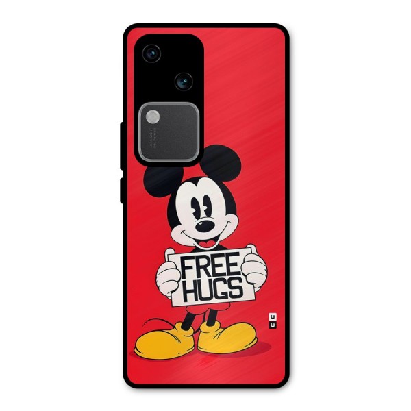 Free Hugs Metal Back Case for Vivo V30