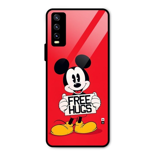 Free Hugs Metal Back Case for Vivo Y20 2021