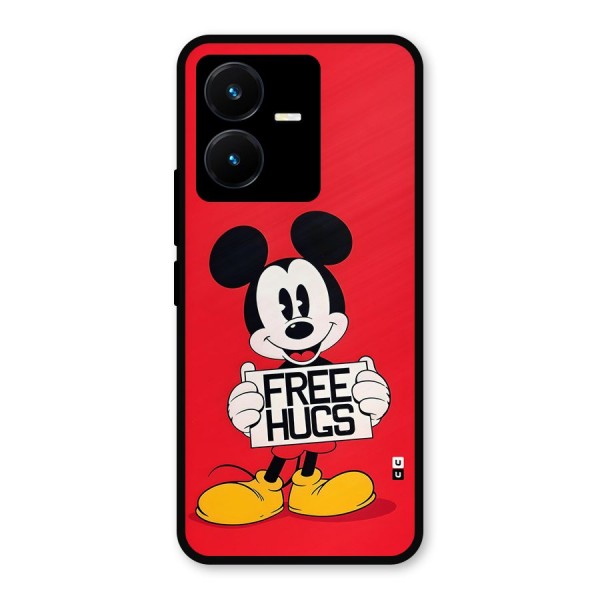 Free Hugs Metal Back Case for Vivo Y22