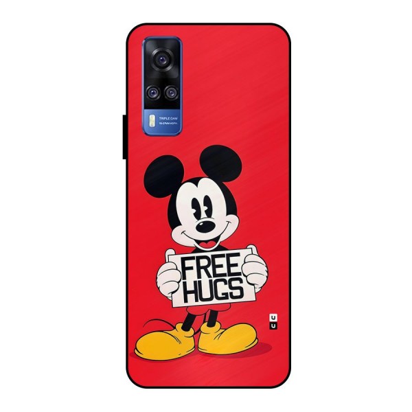 Free Hugs Metal Back Case for Vivo Y51