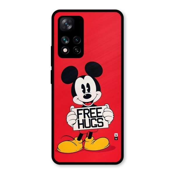 Free Hugs Metal Back Case for Xiaomi 11i Hypercharge 5G