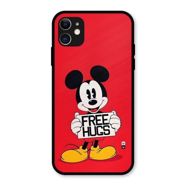 Free Hugs Metal Back Case for iPhone 11