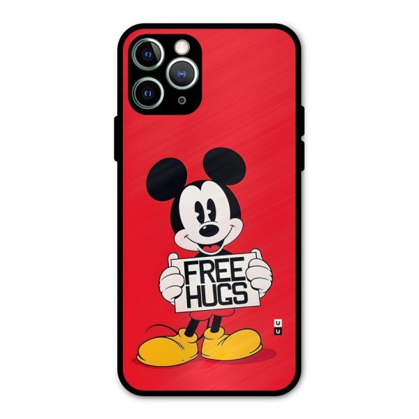 Free Hugs Metal Back Case for iPhone 11 Pro Max