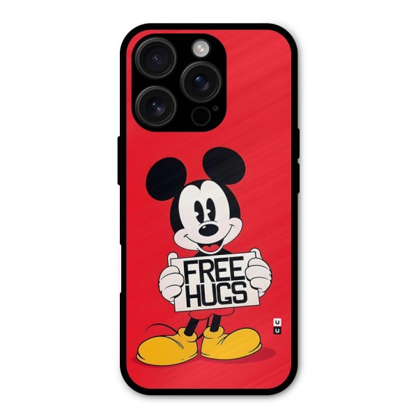 Free Hugs Metal Back Case for iPhone 16 Pro