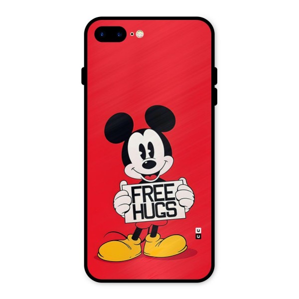 Free Hugs Metal Back Case for iPhone 8 Plus