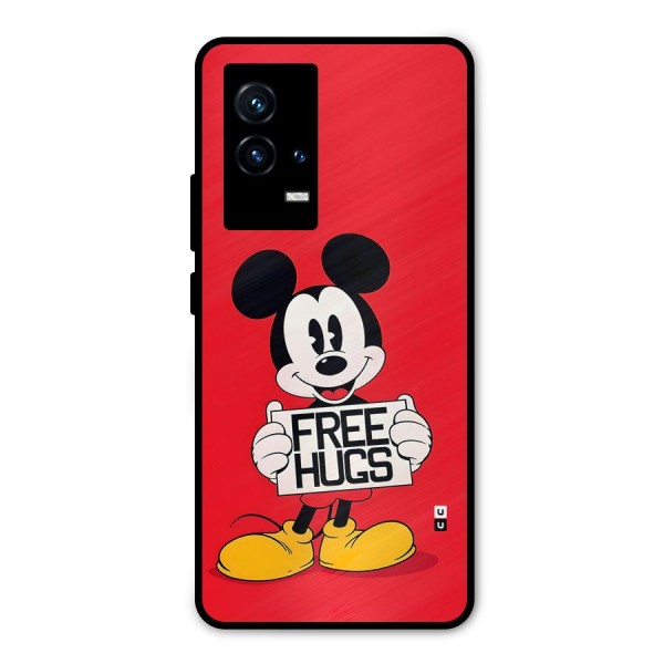 Free Hugs Metal Back Case for iQOO 9 5G