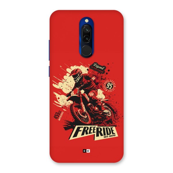 Free Ride Back Case for Redmi 8