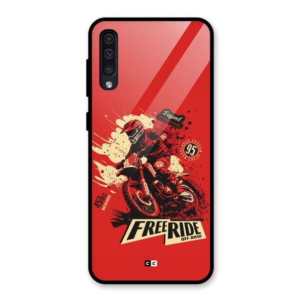 Free Ride Glass Back Case for Galaxy A50s