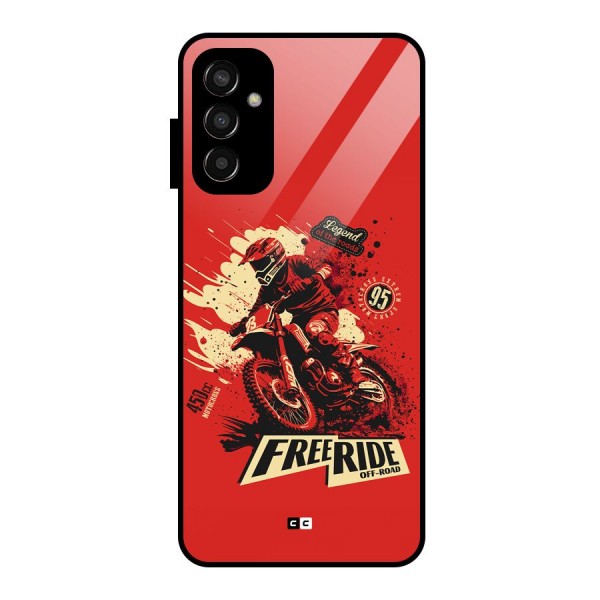 Free Ride Glass Back Case for Galaxy F13