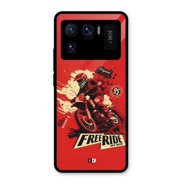 Free Ride Glass Back Case for Mi 11 Ultra