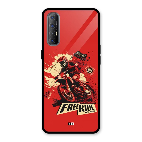 Free Ride Glass Back Case for Oppo Reno3 Pro