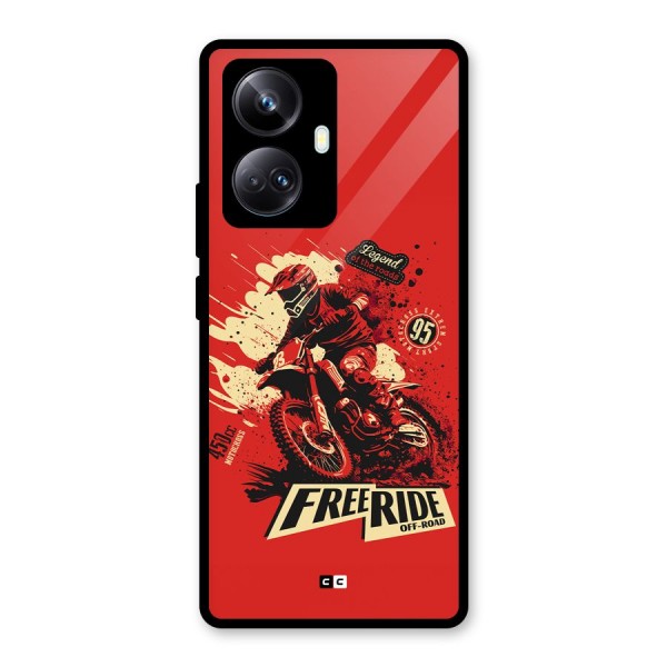 Free Ride Glass Back Case for Realme 10 Pro Plus