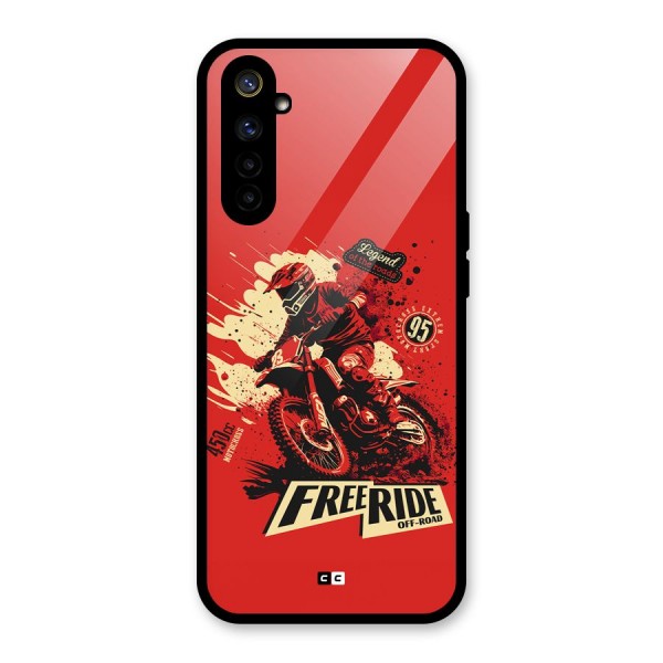 Free Ride Glass Back Case for Realme 6i