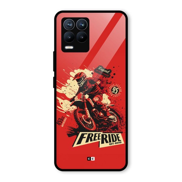 Free Ride Glass Back Case for Realme 8 Pro